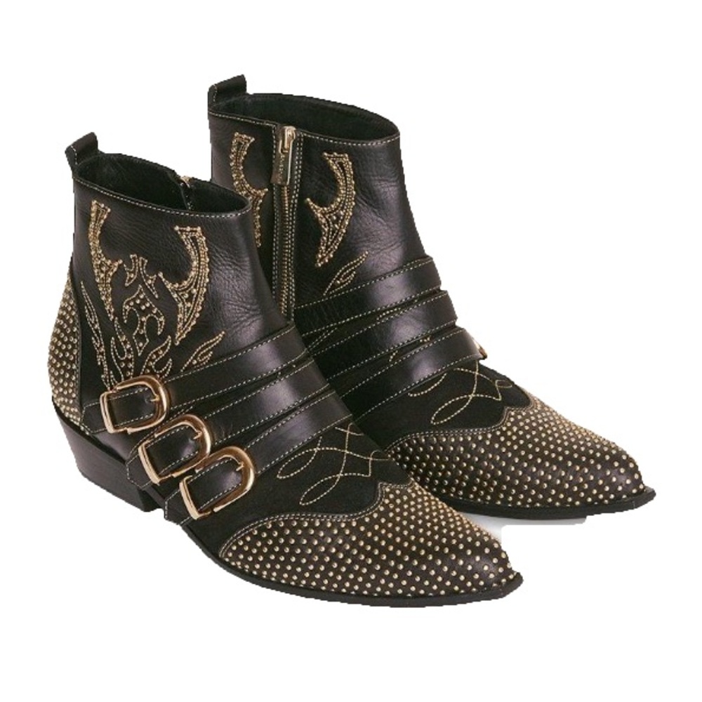 Anine Bing Penny 38 New Studded Boots